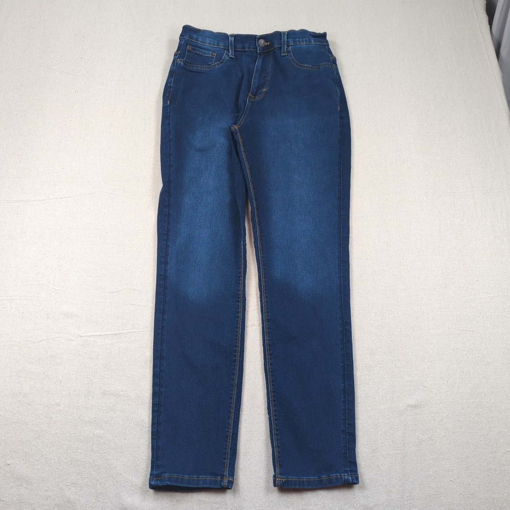 Curve Appeal Jeans Womens 8 29 Blue Skinny Stretch High Rise